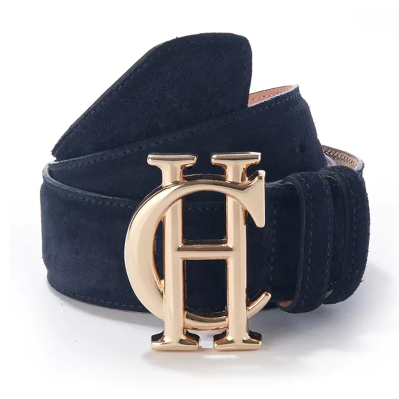 Holland Cooper HC Classic Suede Belt - Navy